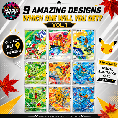 Pokémon TCG 30th Anniversary First Partner Bundle – Vol. 1 & Vol. 2 – Simplified Chinese