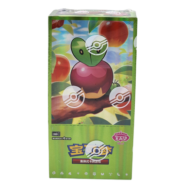 Front view of the sealed Pokémon TCG Gem Pack Vol. 6 CBB6C booster box